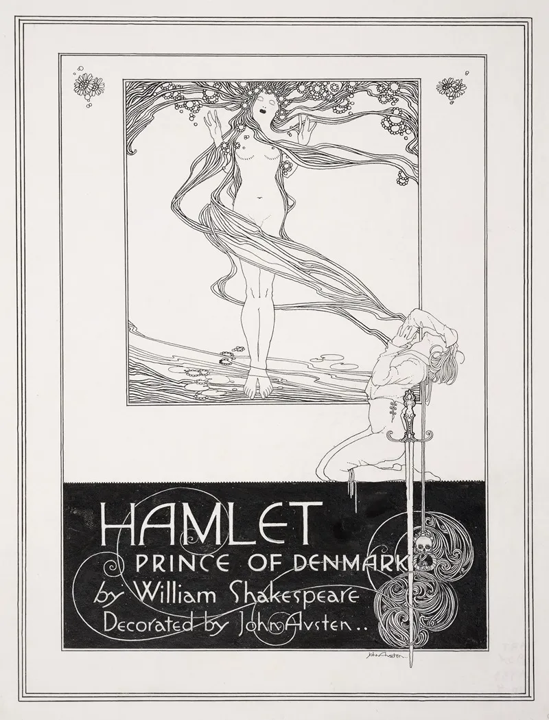 Hamlet Pl 20 by John Austen - Canvas Print