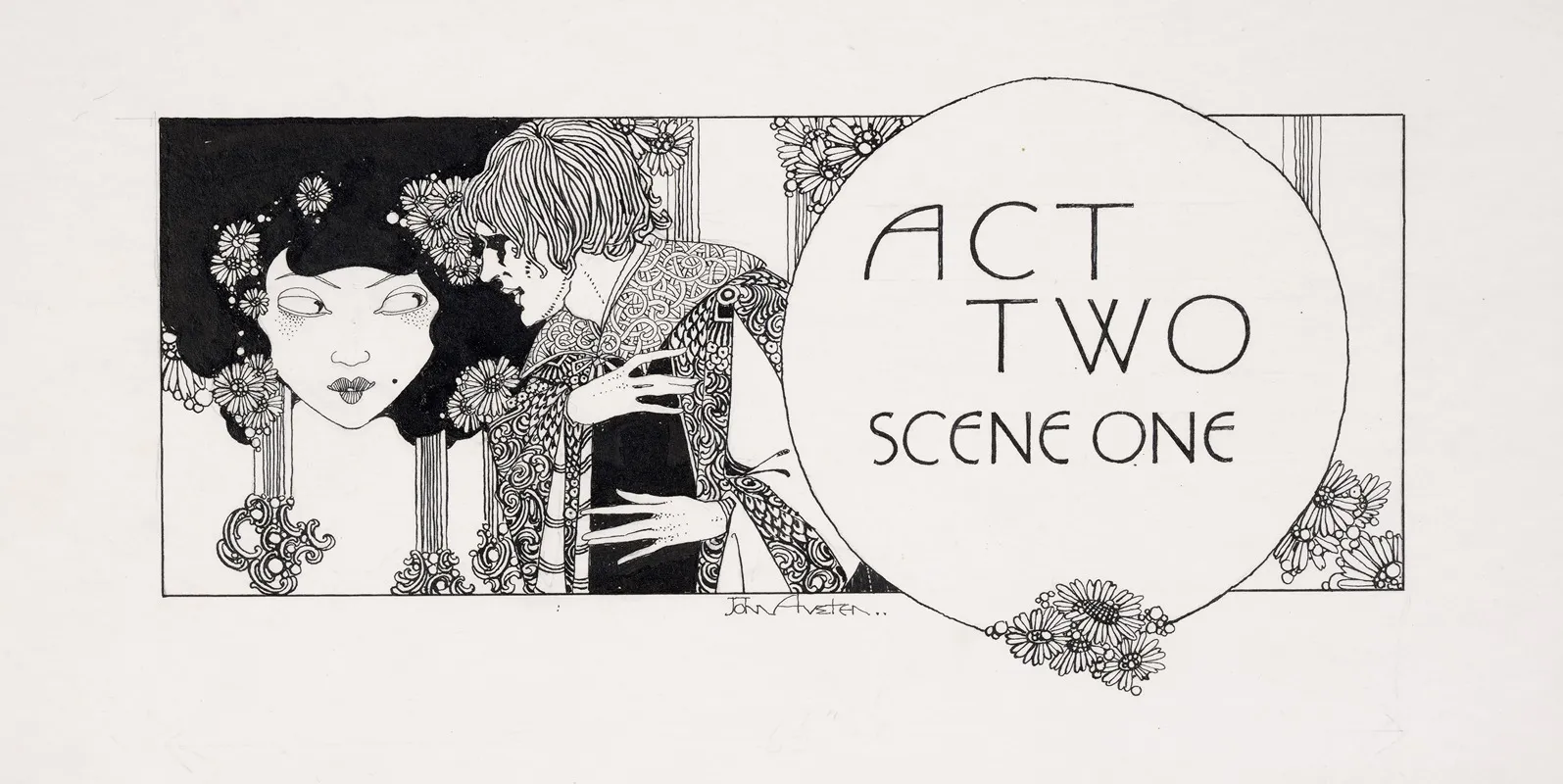 Hamlet Pl 24 by John Austen - Canvas Print