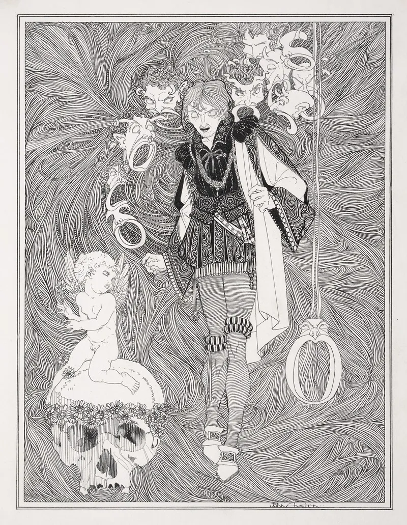 Hamlet Pl 25 by John Austen - Canvas Print