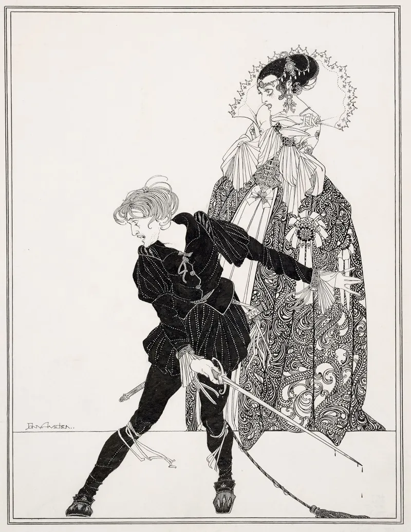 Hamlet Pl 30 by John Austen - Canvas Print