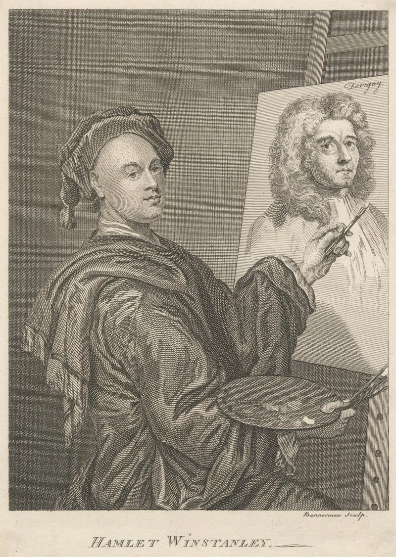 Hamlet Winstanley by Alexander Bannerman - Canvas Print