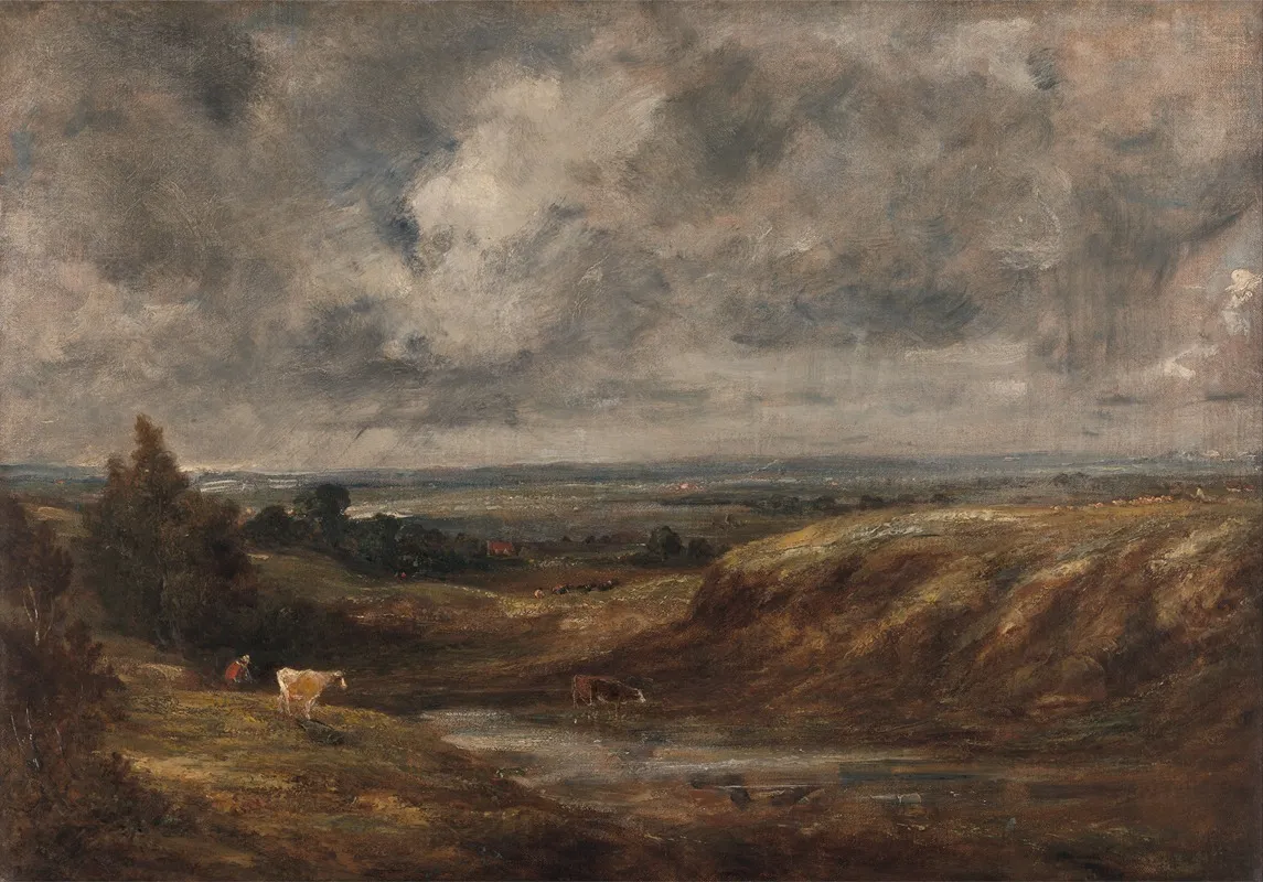 Hampstead Heath by John Constable - Canvas Print
