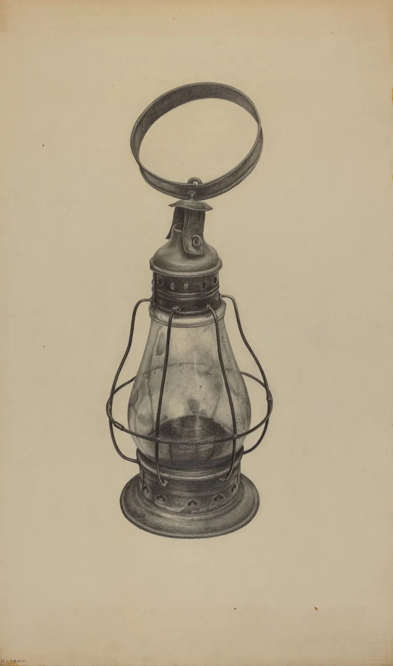 Hand Lantern 6 by Florence Strom - Canvas Print