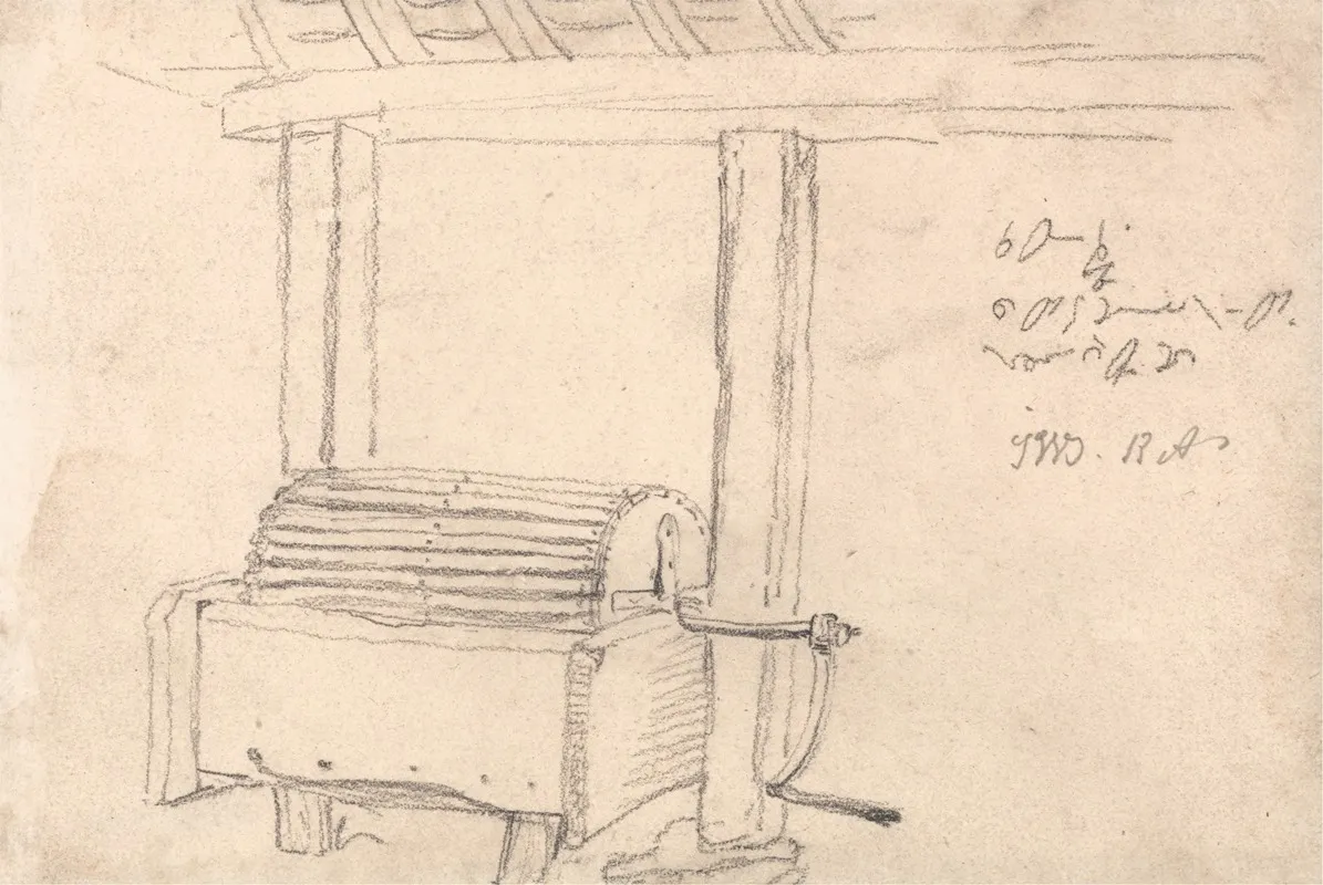 Hand Rolling Machine To Wash Potatoes by James Ward - Canvas Print