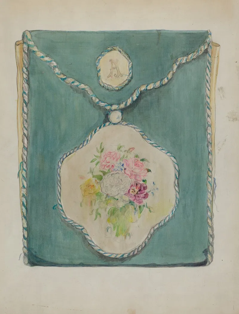 Handkerchief Folder by Cecily Edwards - Canvas Print