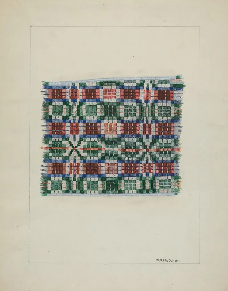 Handwoven Coverlet 18