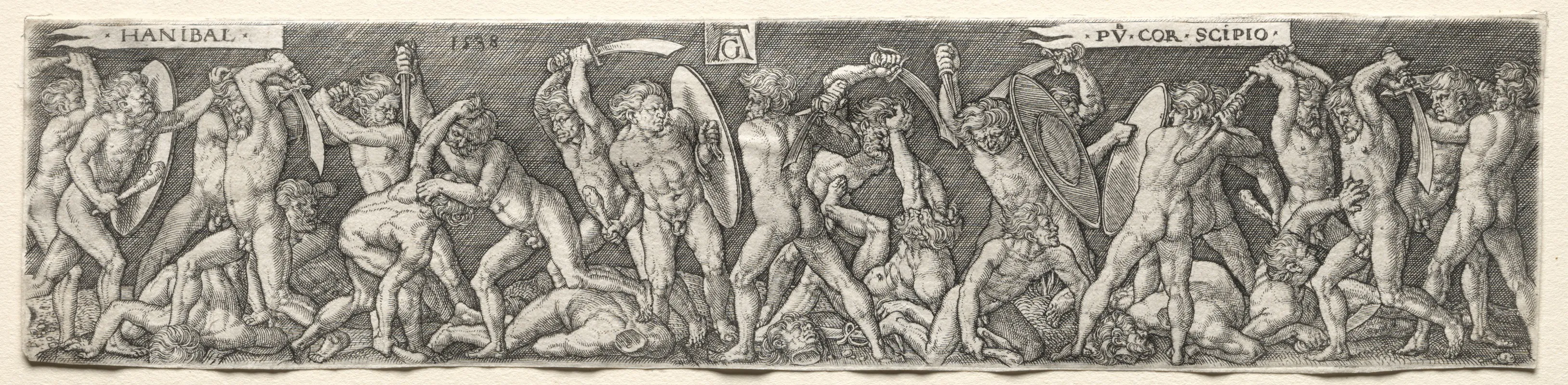 Hannibal Fighting Scipio