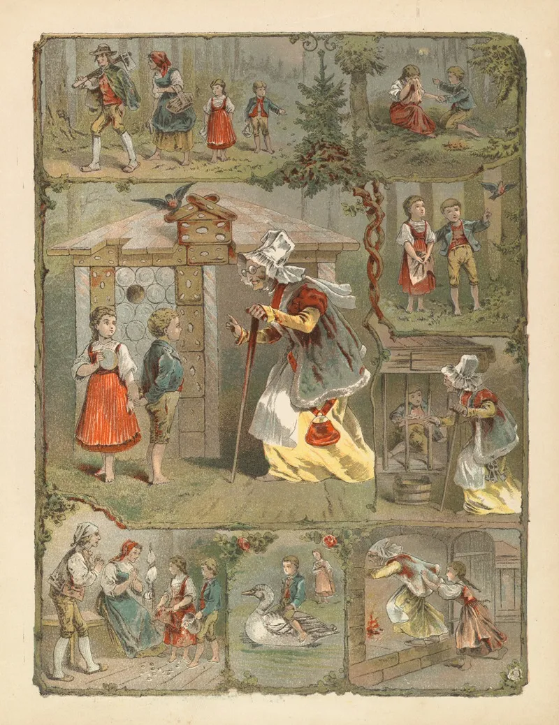 Hans En Grete by Carl Offterdinger - Canvas Print