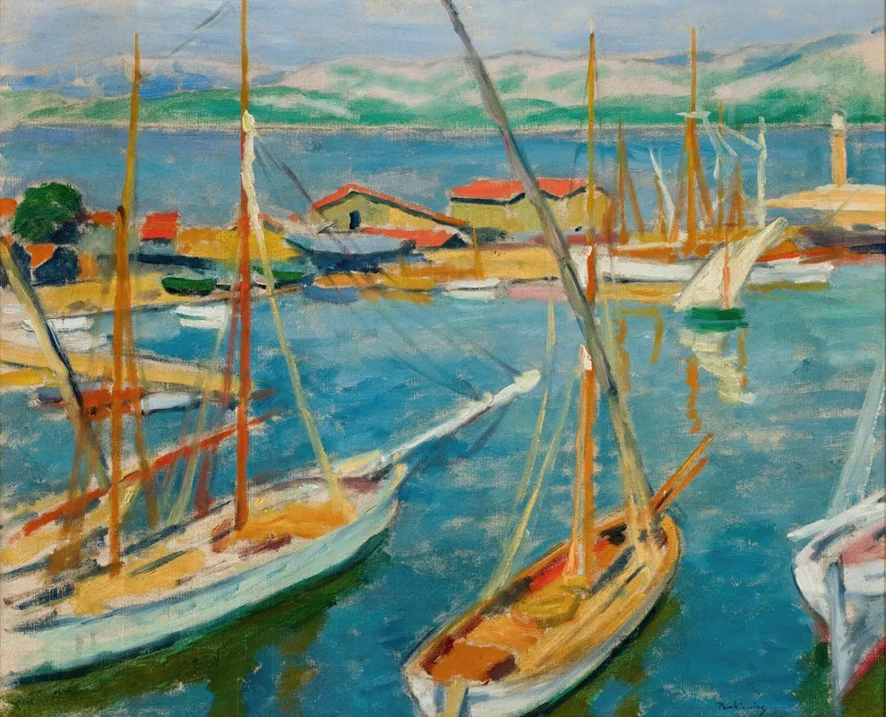 Harbour At Saint Tropez