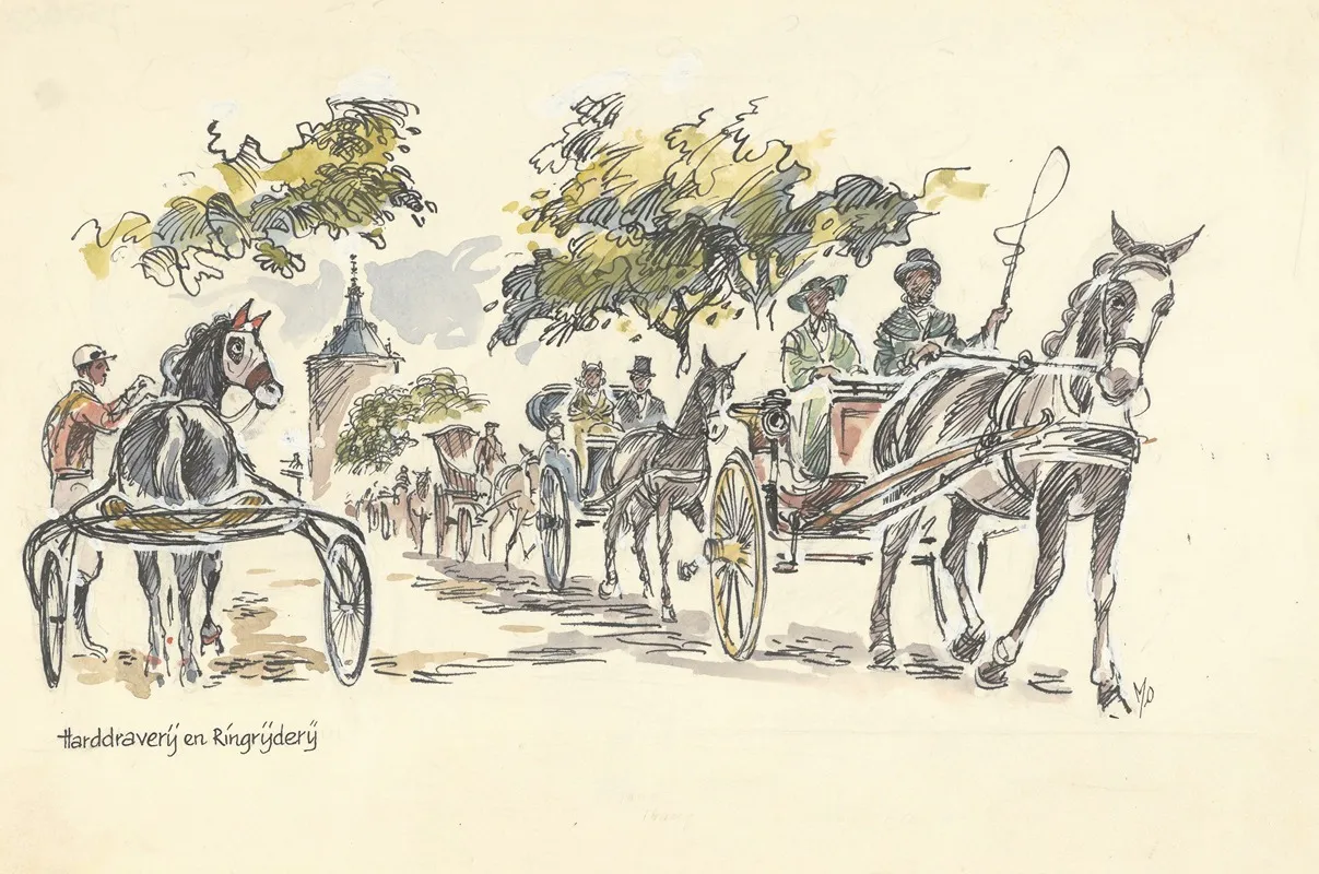 Harddraverij En Ringrijderij In Historische Koetsjes