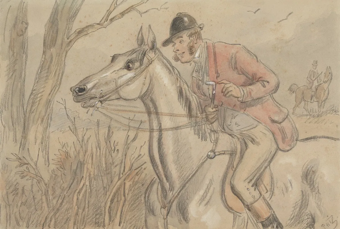 Hark Startled Horse And Alert Rider