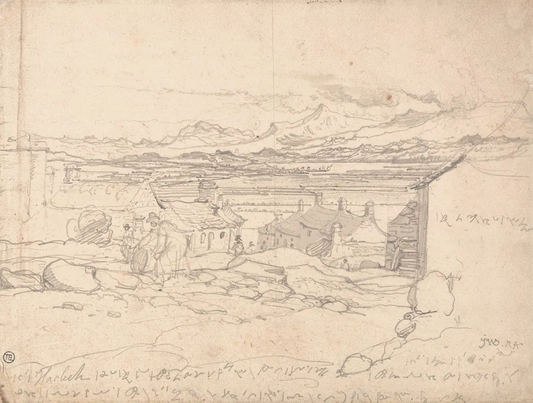 Harlech by James Ward - Canvas Print