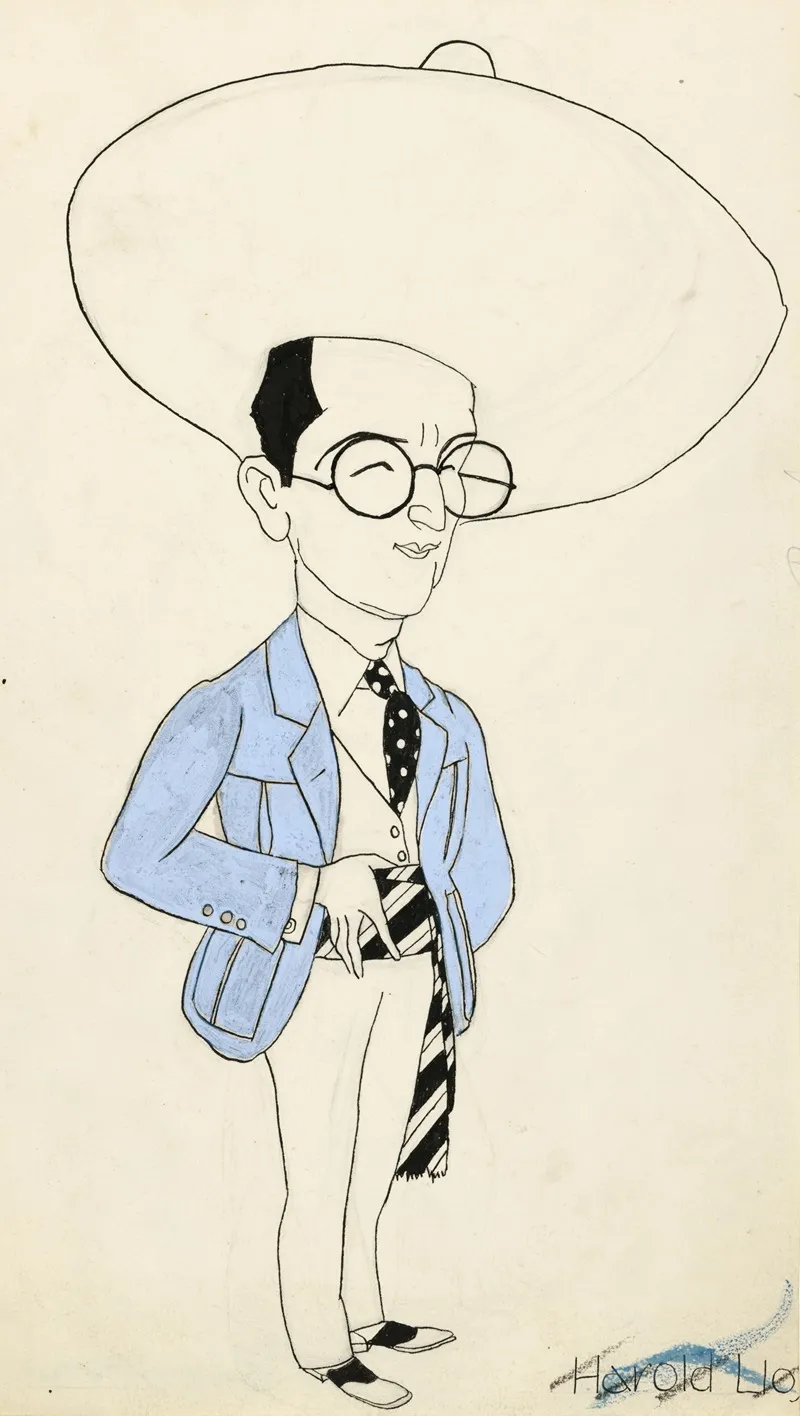 Harold Lloyd by Walter K. Kinstler - Canvas Print