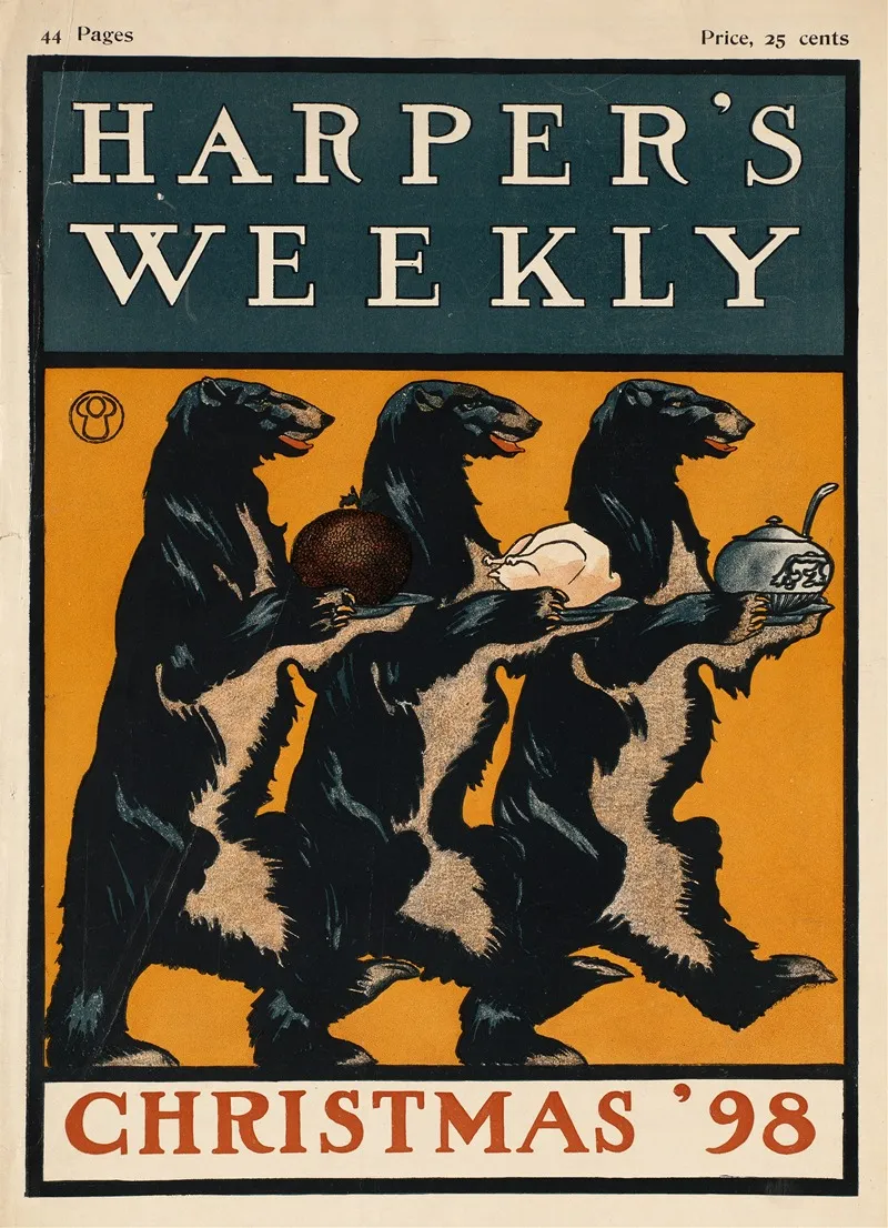 Harpers Weekly Christmas 98