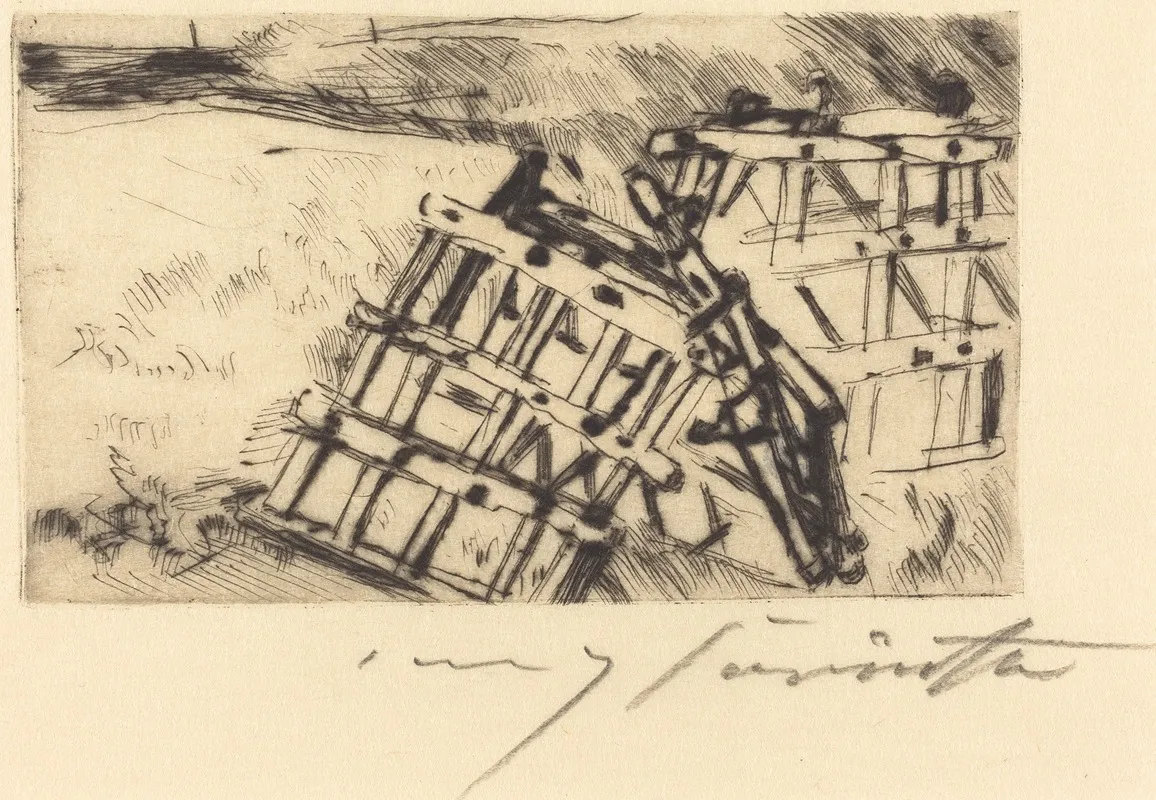 Harrow Egge by Lovis Corinth - Canvas Print