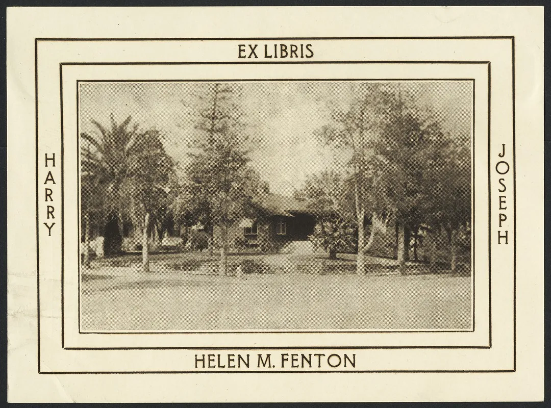 Harry Joseph And Helen M Fenton