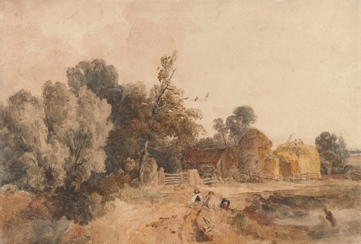 Harvest Time 6 by Peter DeWint - Canvas Print