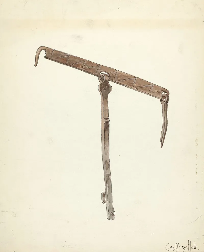 Hasp by Geoffrey Holt - Canvas Print