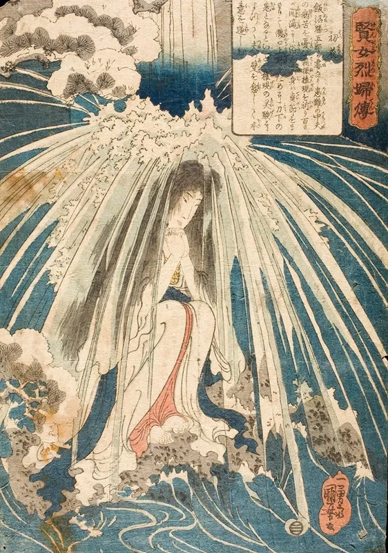 Hatsuhana by Utagawa Kuniyoshi - Canvas Print