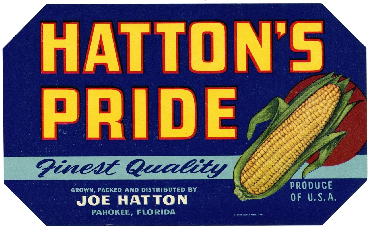 Hattons Pride Corn Label