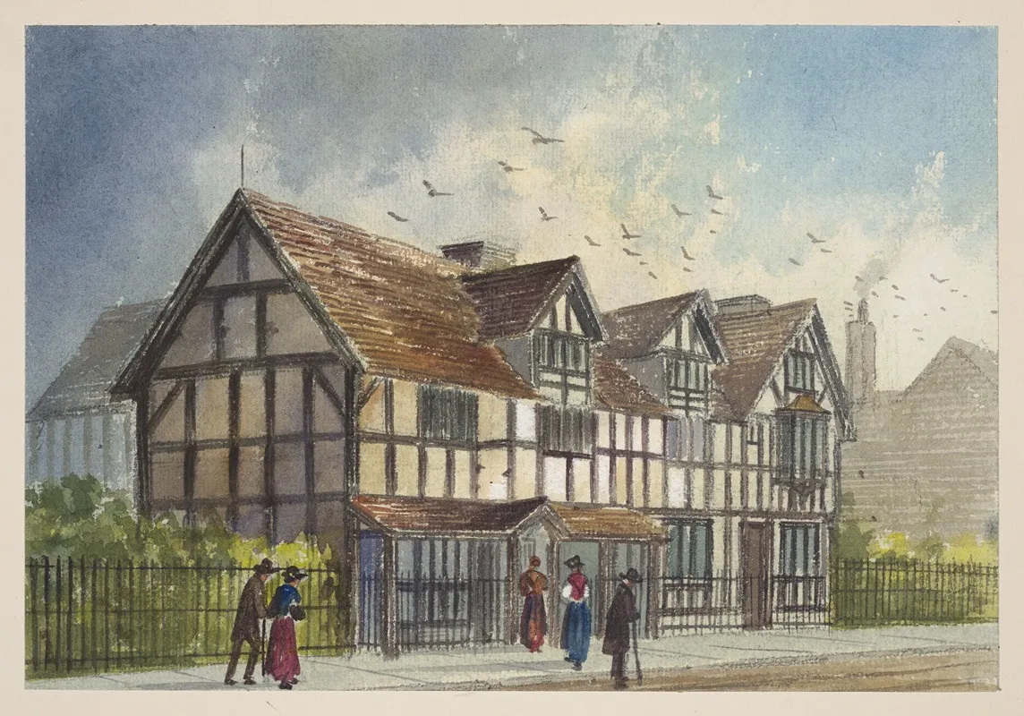 Haunts Of Shakespeare Pl 18 by Paul Braddon - Canvas Print