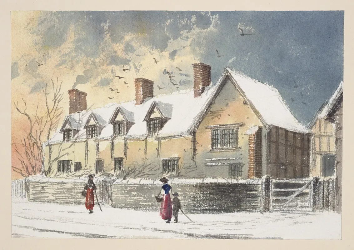 Haunts Of Shakespeare Pl 19 by Paul Braddon - Canvas Print