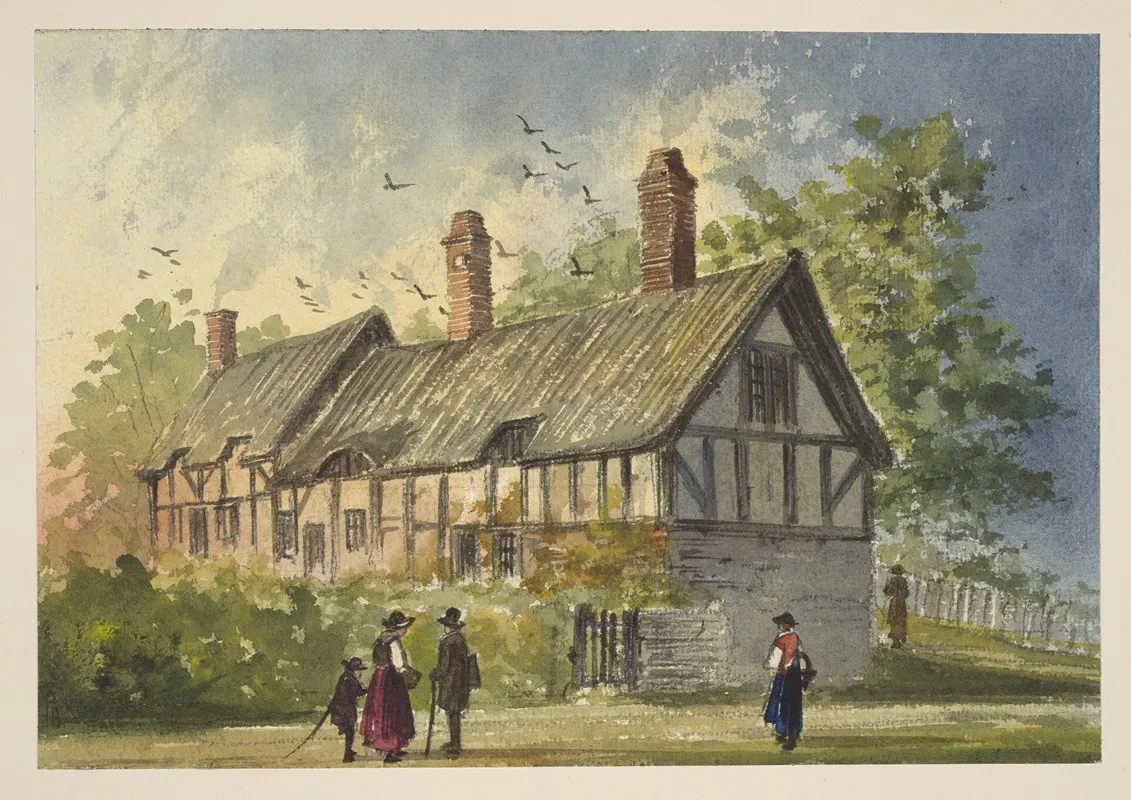 Haunts Of Shakespeare Pl 21 by Paul Braddon - Canvas Print