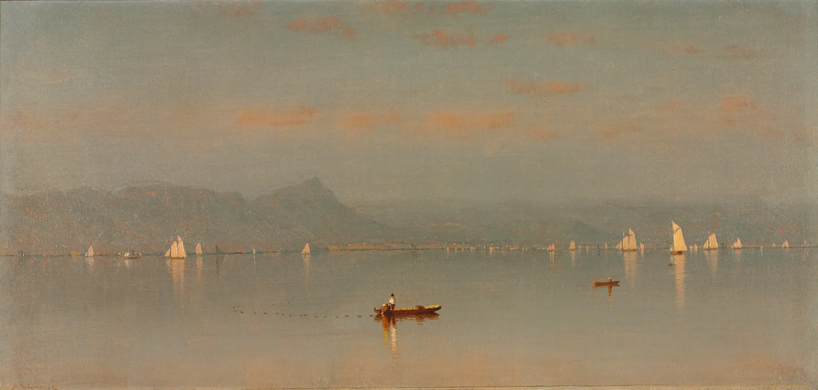 Haverstraw Bay by Sanford Robinson Gifford - Canvas Print