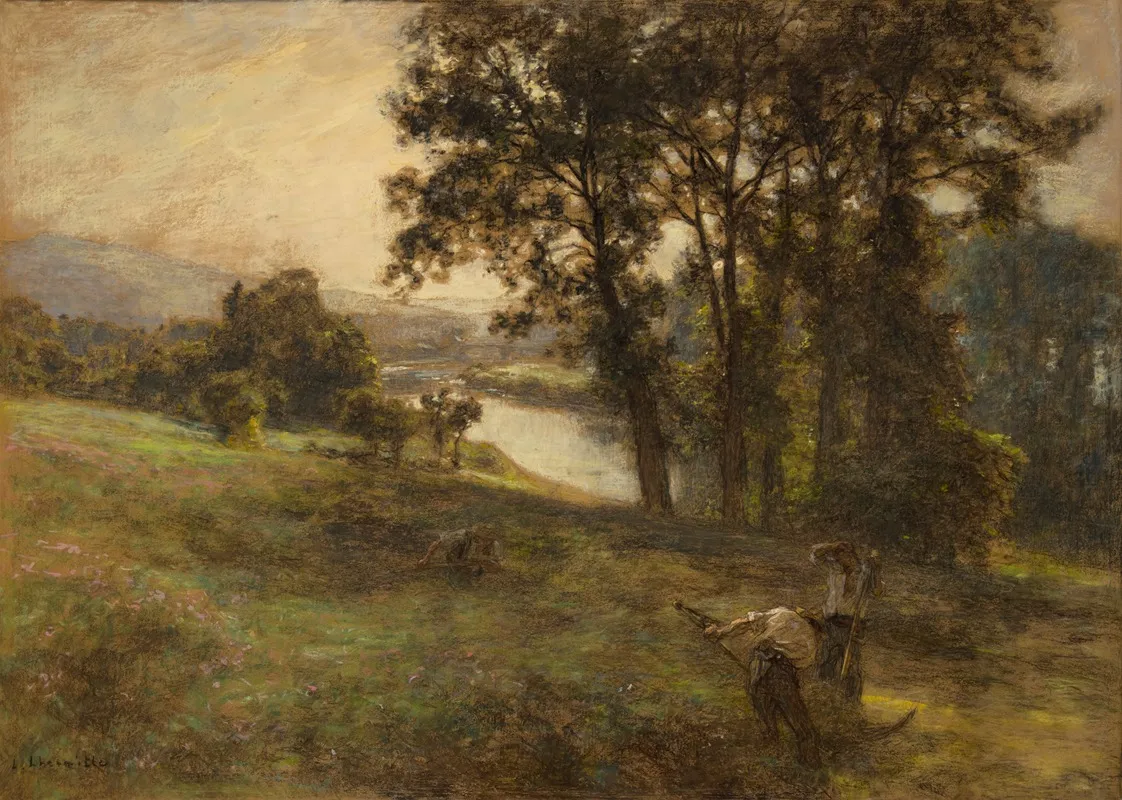 Hay Harvest 4 by Léon Augustin Lhermitte - Canvas Print