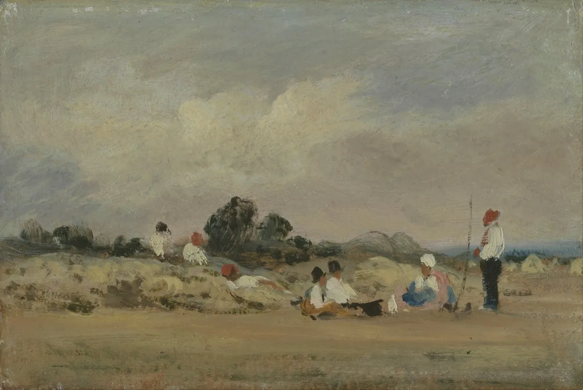 Haymakers Resting by Frederick Waters Watts - Canvas Print