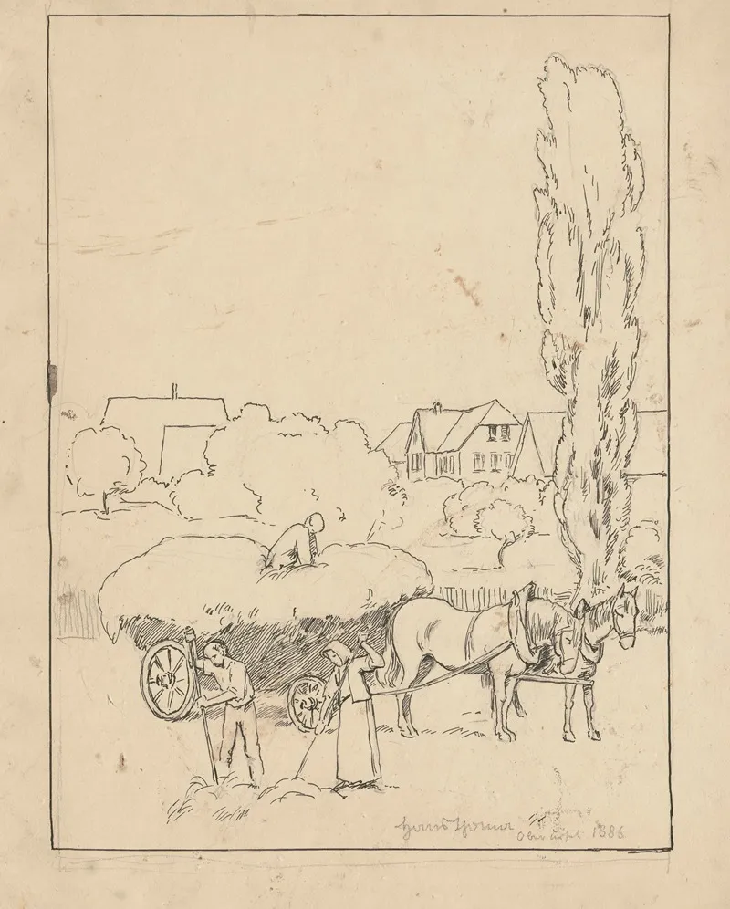 Haymaking In Oberursel