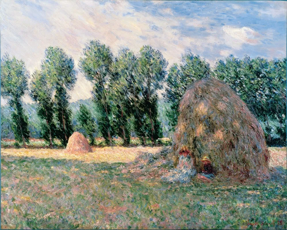 Haystacks 2 by Claude Monet - Canvas Print