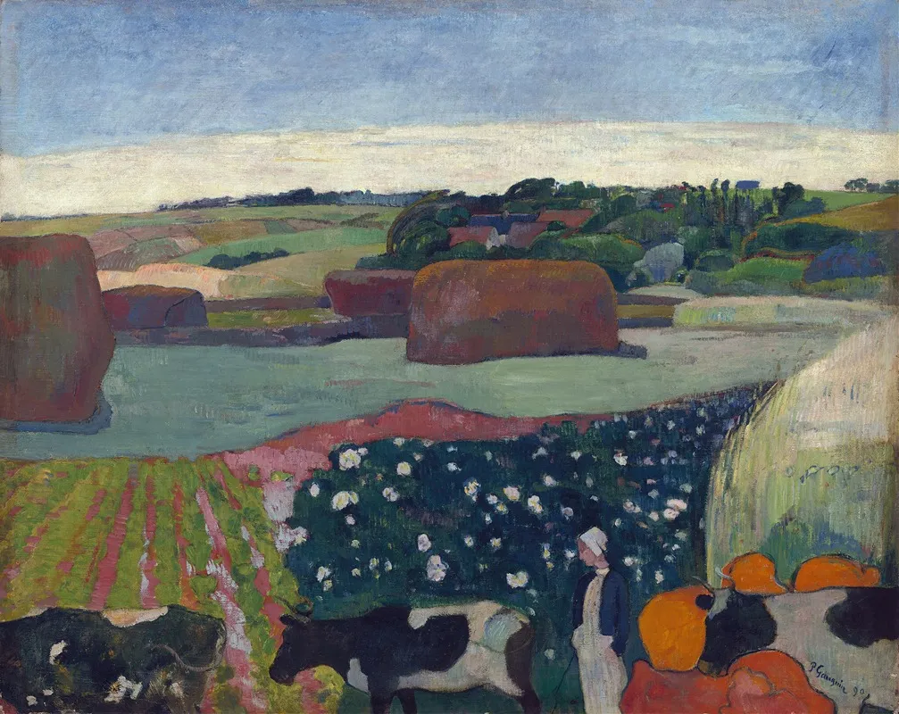 Haystacks In Brittany