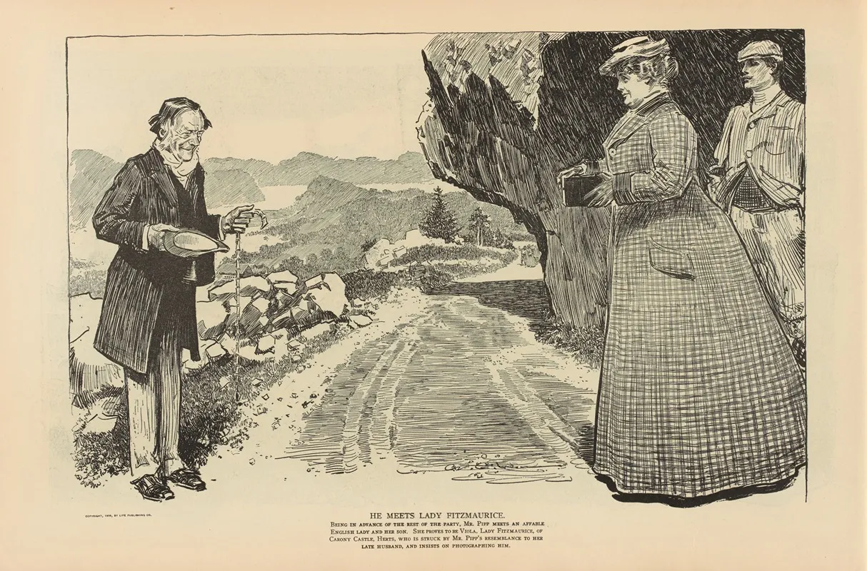 He Meets Lady Fitzmaurice