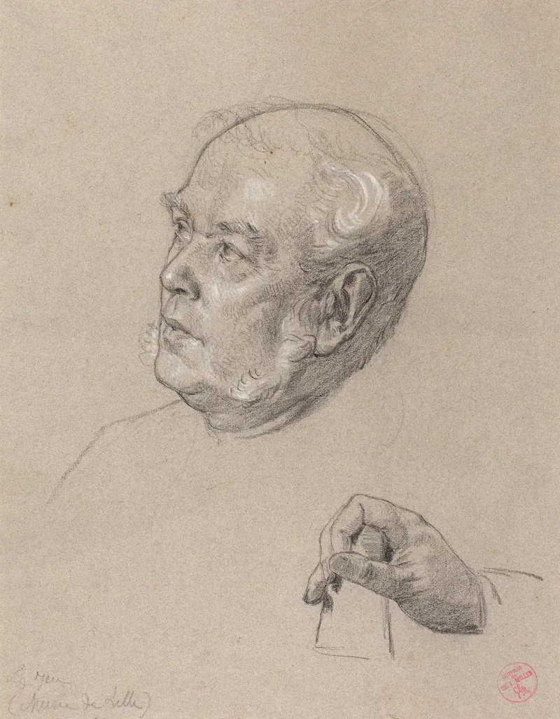 Head And Hand Of A Man Throwing Dice
