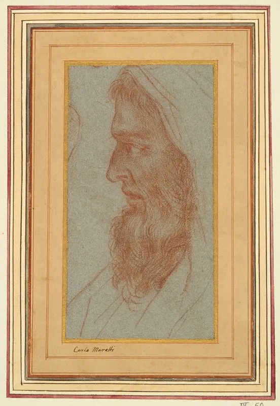 Head Of A Bearded Man In Profile