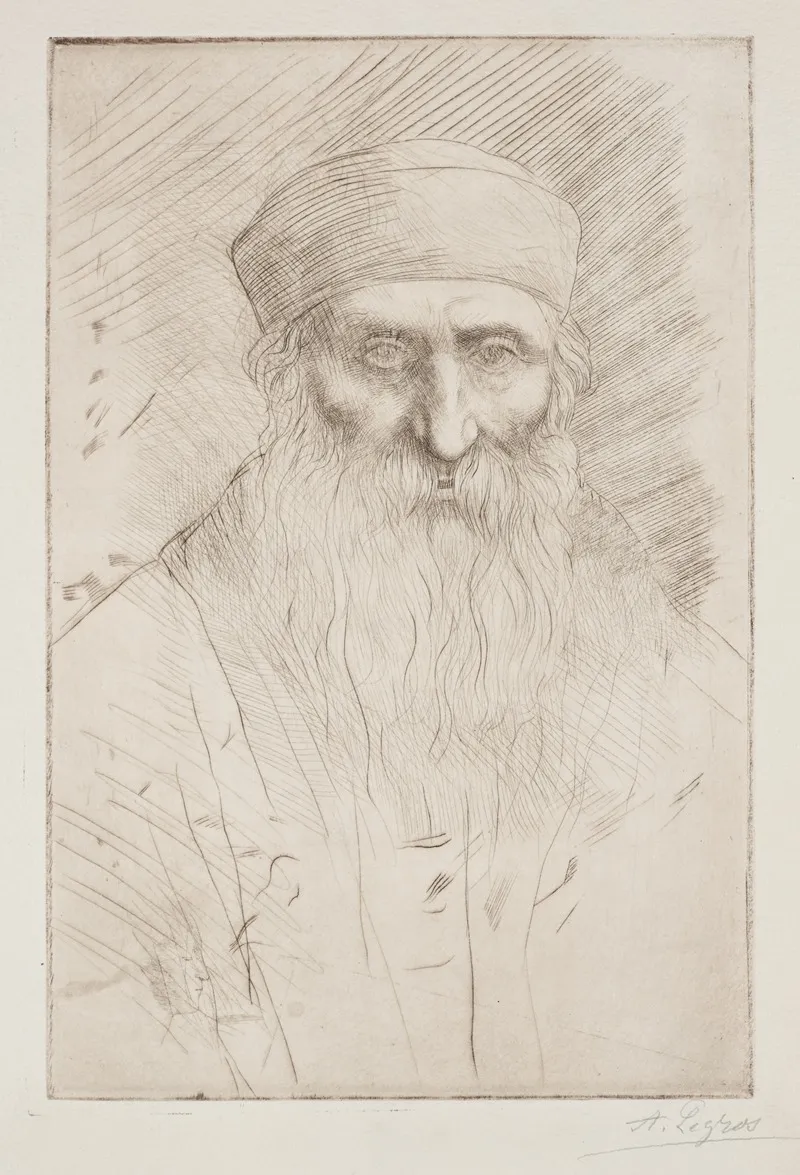 Head Of A Man With A Long Beard 2