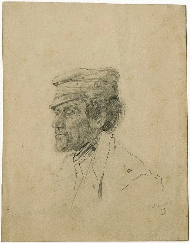 Head Of A Man With Cap