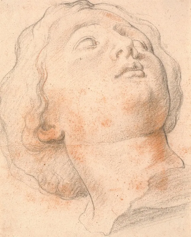 Head Of A Roman Woman Quarter Profile Turned To The Right by Willem Panneels - Canvas Print