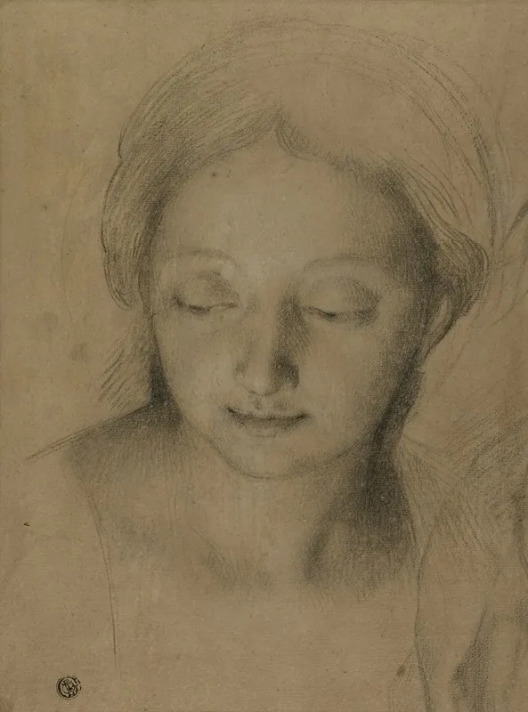 Head Of A Woman 26 by Antonio Cavallucci - Canvas Print