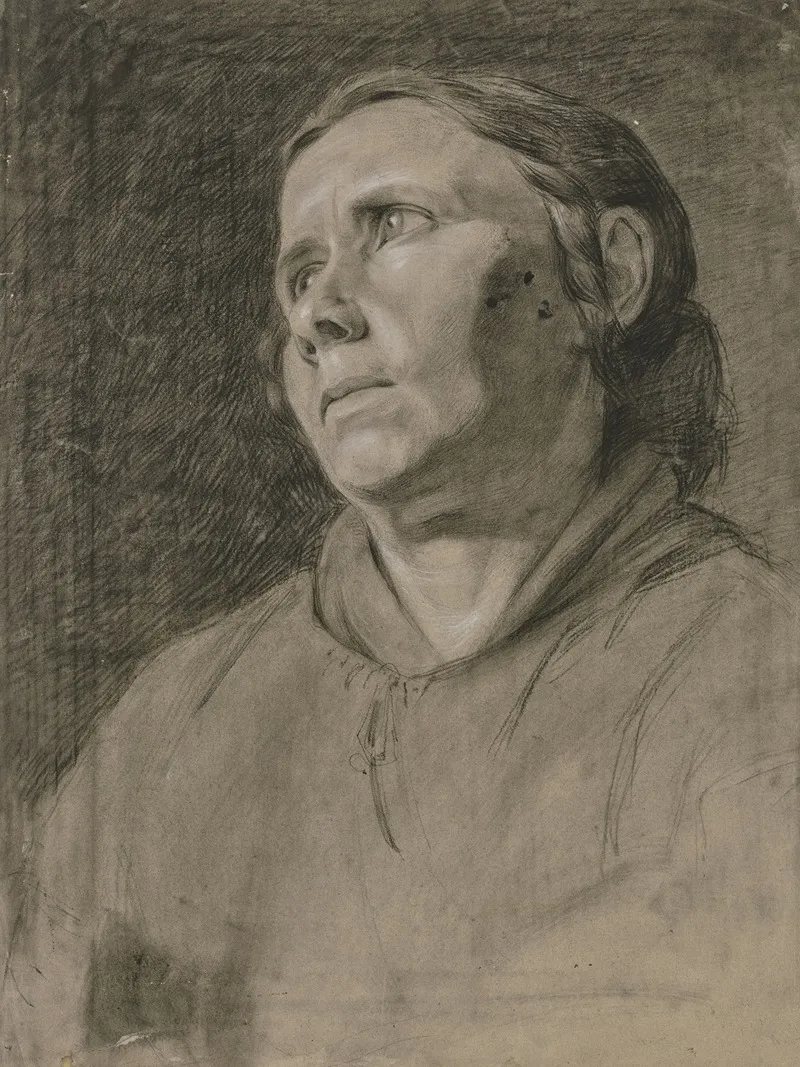 Head Of A Woman To The Left