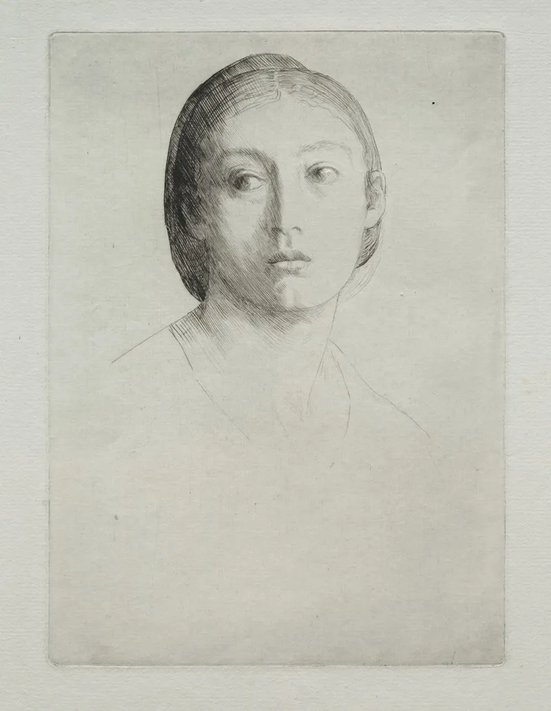 Head Of A Young Girl 12