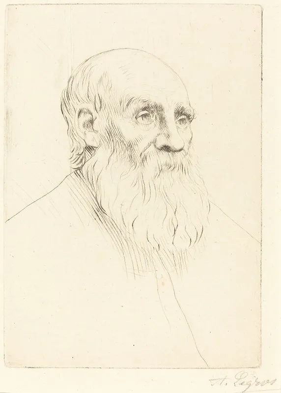 Head Of An Old Man Etude De Tete