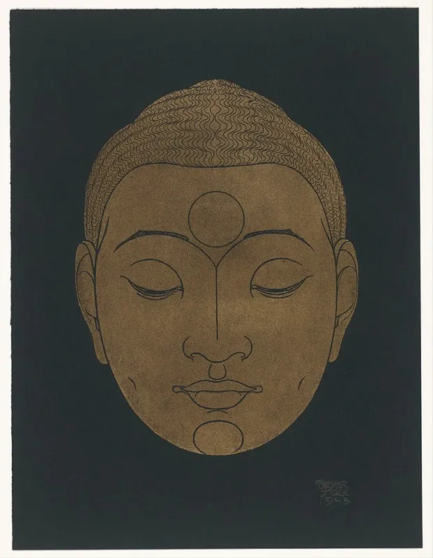 Head Of Buddha by Reijer Stolk - Canvas Print