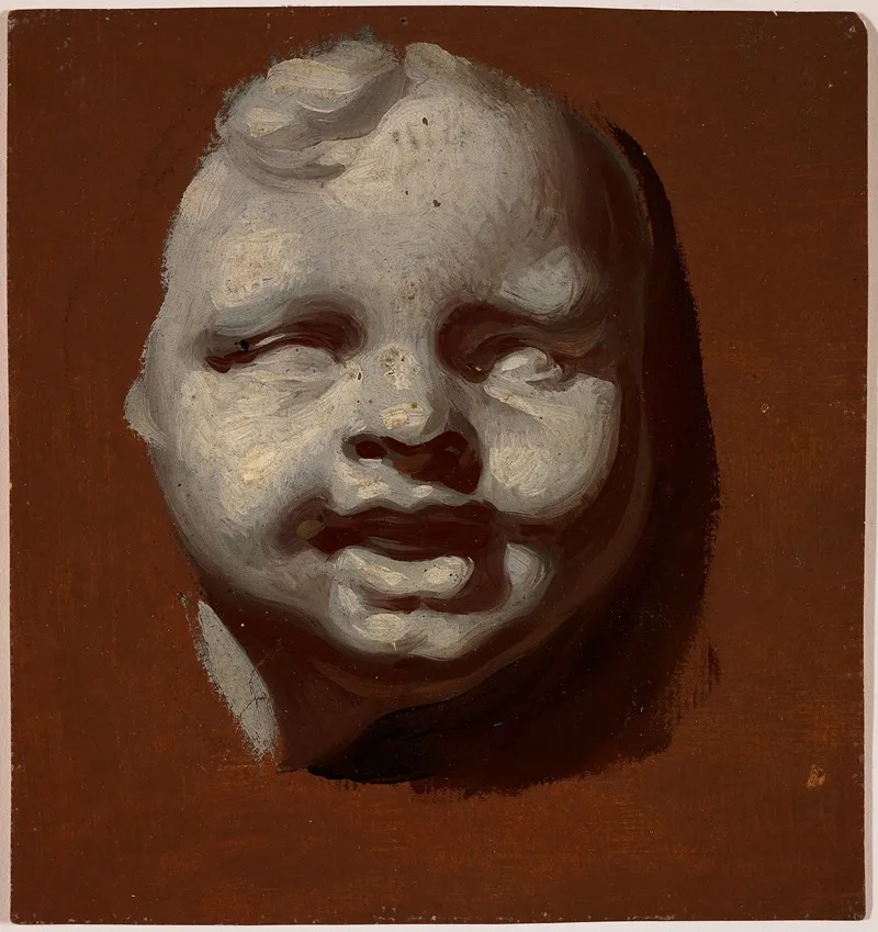Head Of Carved Putto