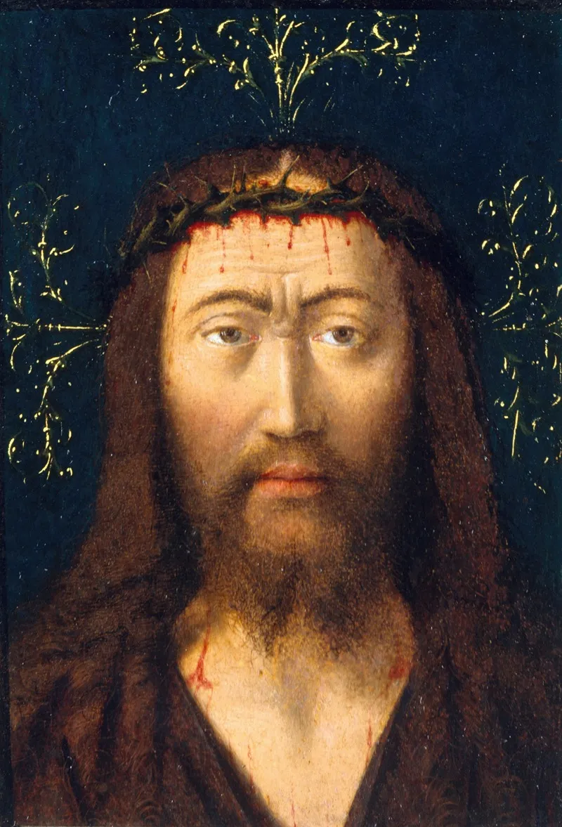 Head Of Christ 8 by Petrus Christus - Canvas Print