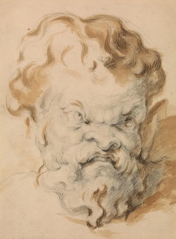 Head Of Silenus by Paul Cézanne - Canvas Print