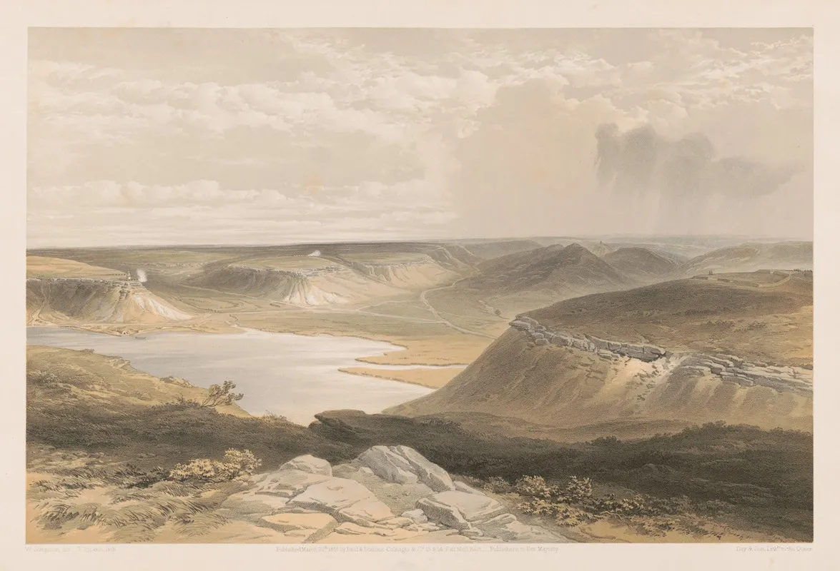 Head Of The Harbour Sebastopol by William Simpson - Canvas Print