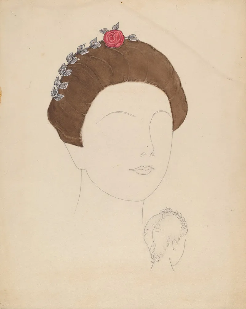 Headdress 11 by Eva Noe - Canvas Print