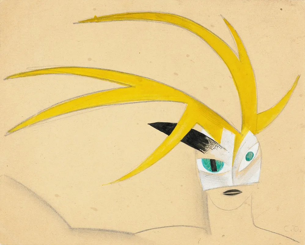 Headdress Design by Sergey Chekhonin - Canvas Print